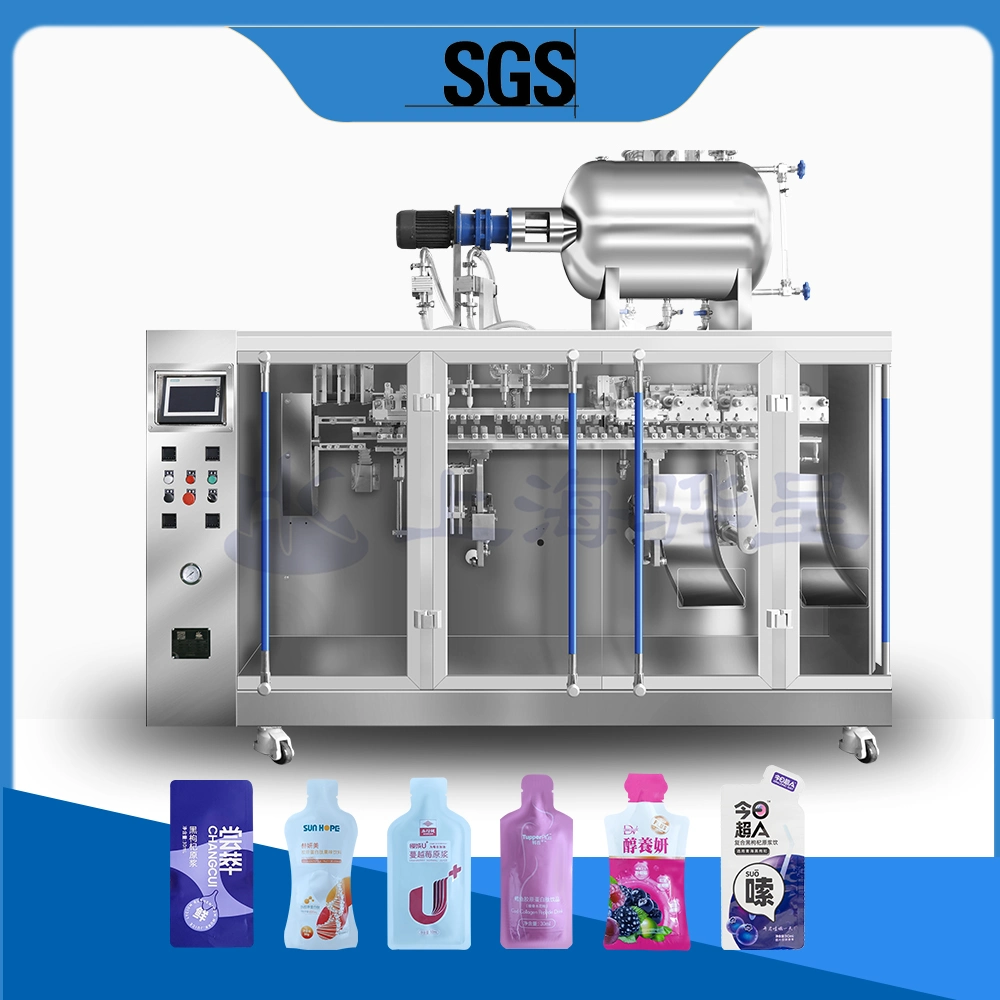 Auger Filling Sealing Milk Powder / Flour Zipper Premade Bag Doypack Packing Machine