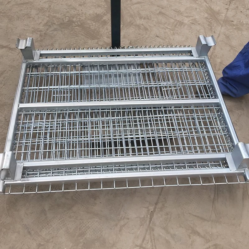 Collapsible Wire Mesh Pallet Cage Galvanised