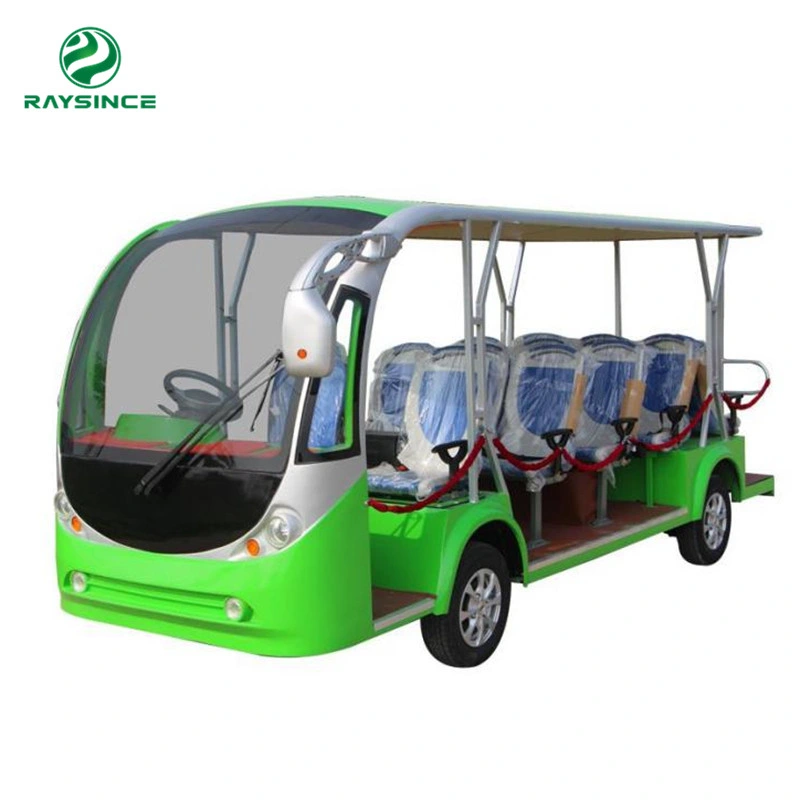 Autocarro turístico de autocarros de passageiros de veículos elétricos de baixa velocidade e fabrico profissional