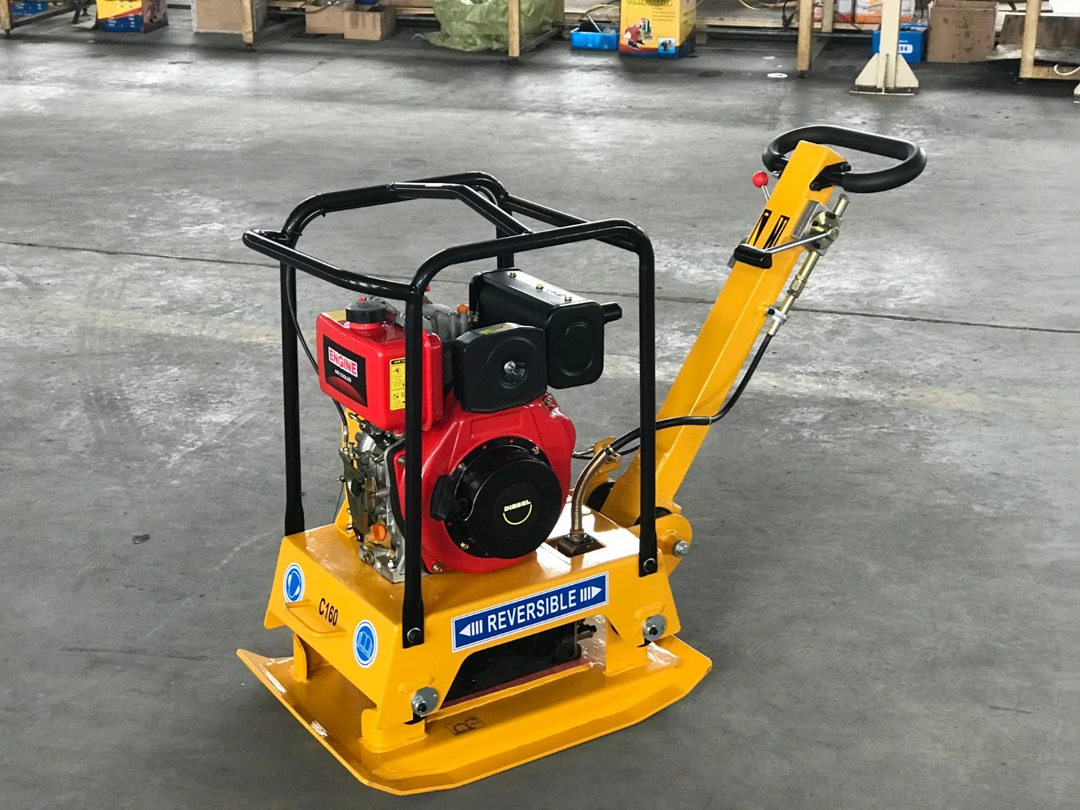 Hot Sale Plate Compactor with Kama Diesel Engine C160 Plate Compactor