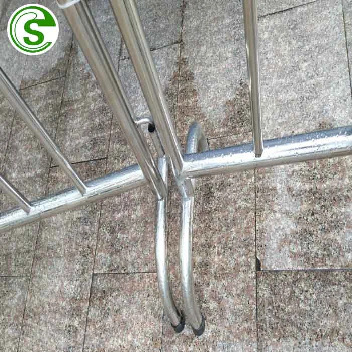 Galvanised/Stainless Steel Traffic Road Barrier Safety Pedestrian Crowd Control Barriers