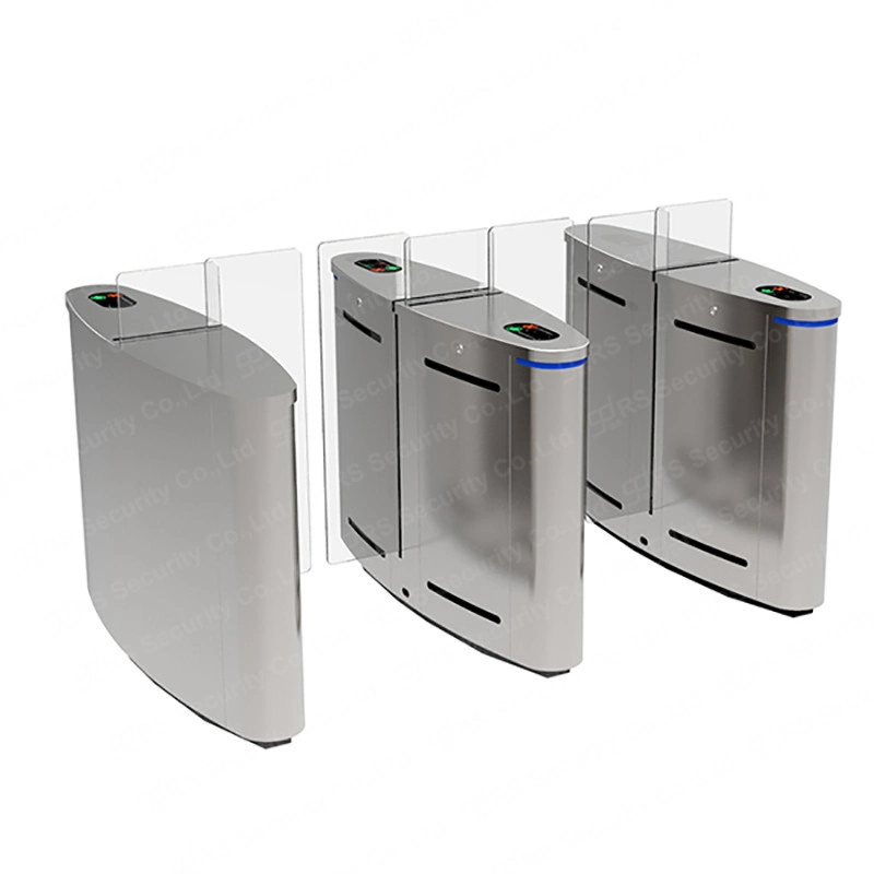 Electronic Indoor Security Anti-Striking Glass Turnstile Free Software Card Swiping Speed Turnstiles Gate