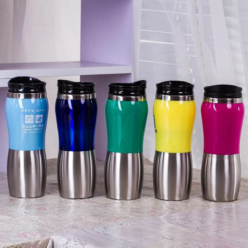 De conception OEM pour sublimation chauffé en acier inoxydable de tasse de voyage (SH-SC63)