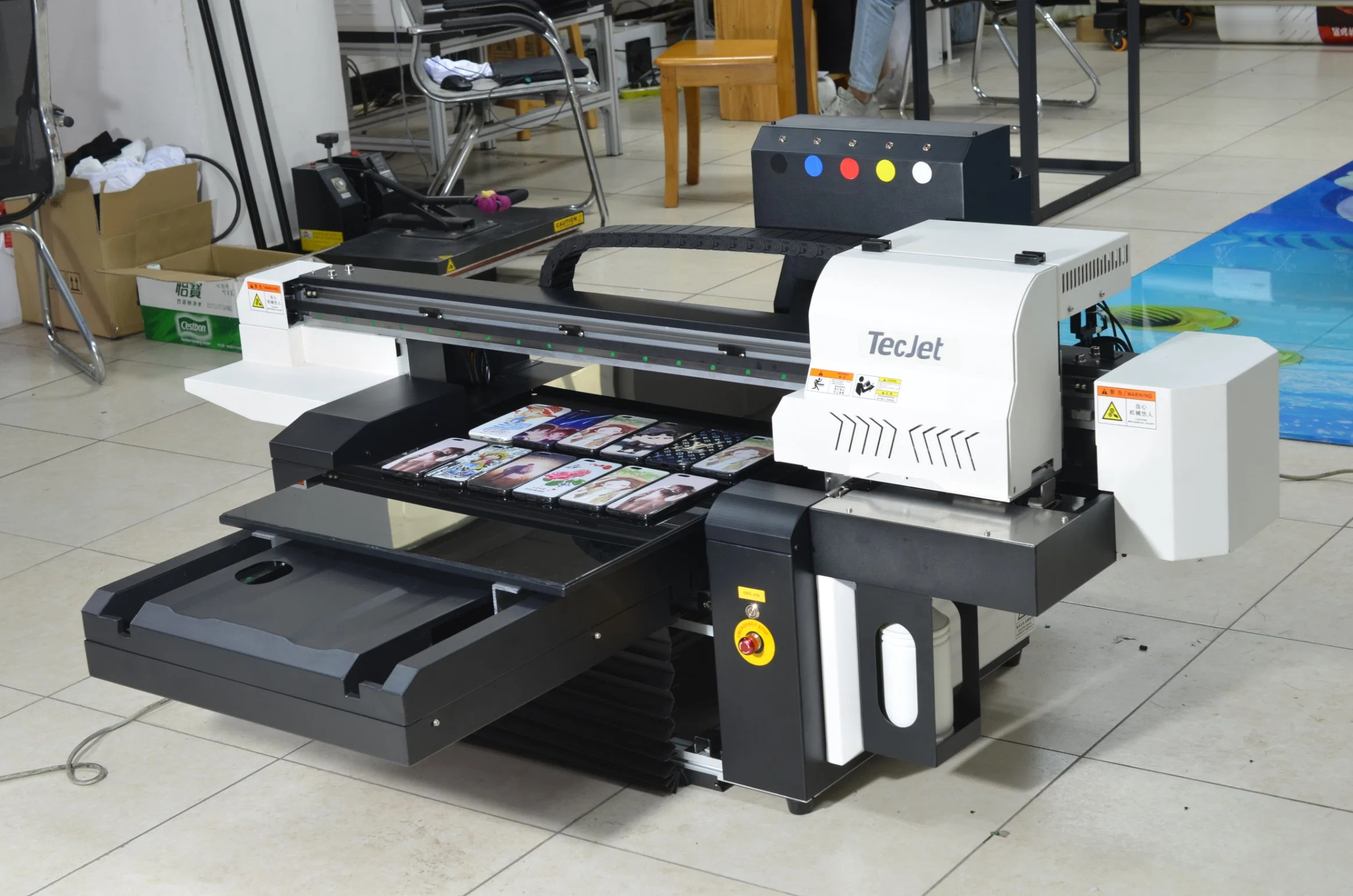 Tecjet Dx5, Dx7, XP600 Printhead 6090 UV Flatbed Printer Equipment for Small Business