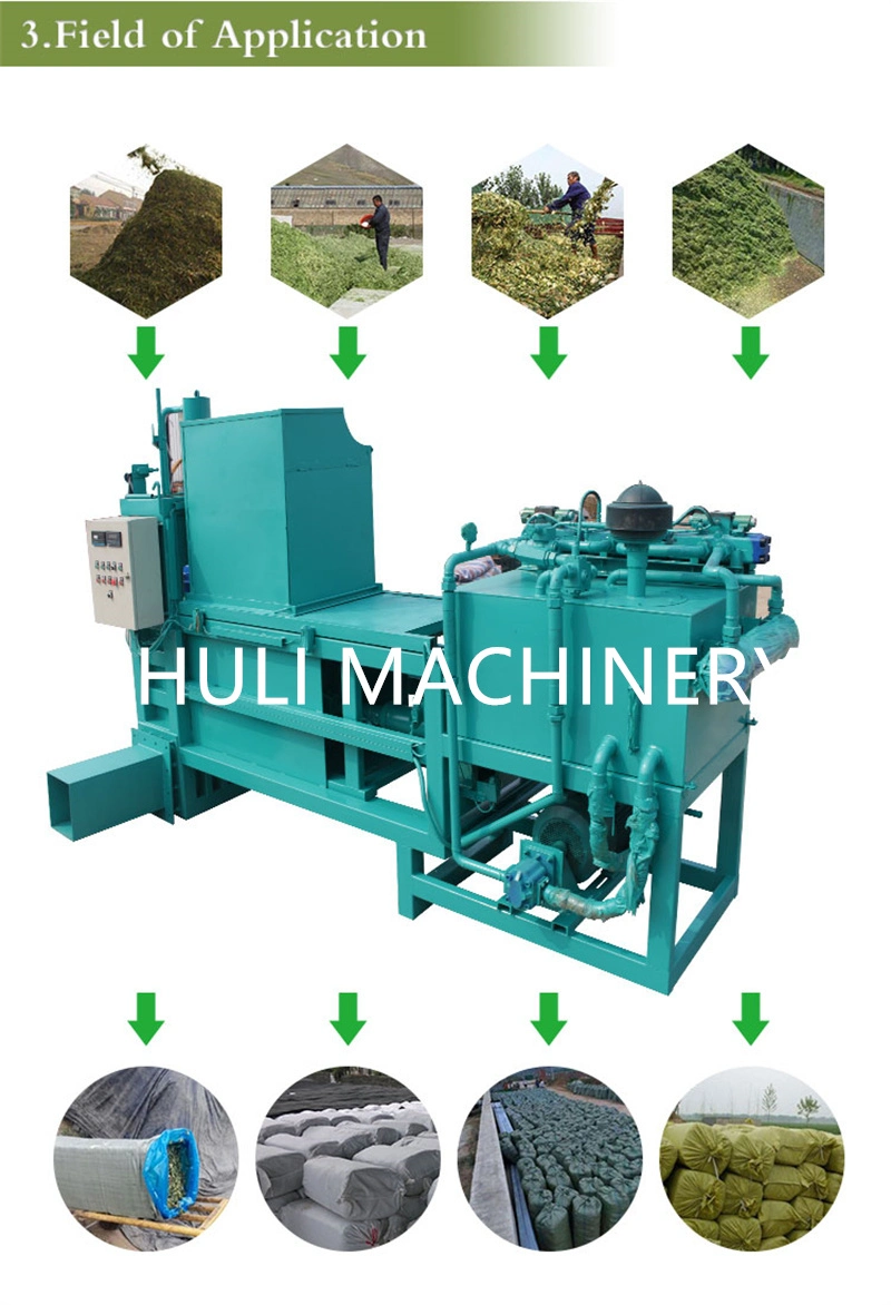 Presse hydraulique du vérin de la ramasseuse-presse de foin les prix de 3 carrés de la presse de foin