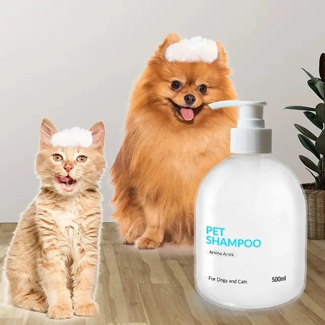 Alle natürlichen Großhandel 4 in 1 Haustier Shampoo Hund und Katzenpflege Bad Shampoo Haustier Pflege