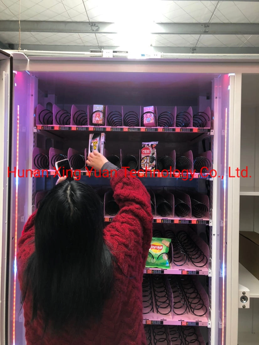 Tabuleiro de mola rosa XY Bling - Máquina de Venda Directa - completar Cigarro PPE alimentos para venda