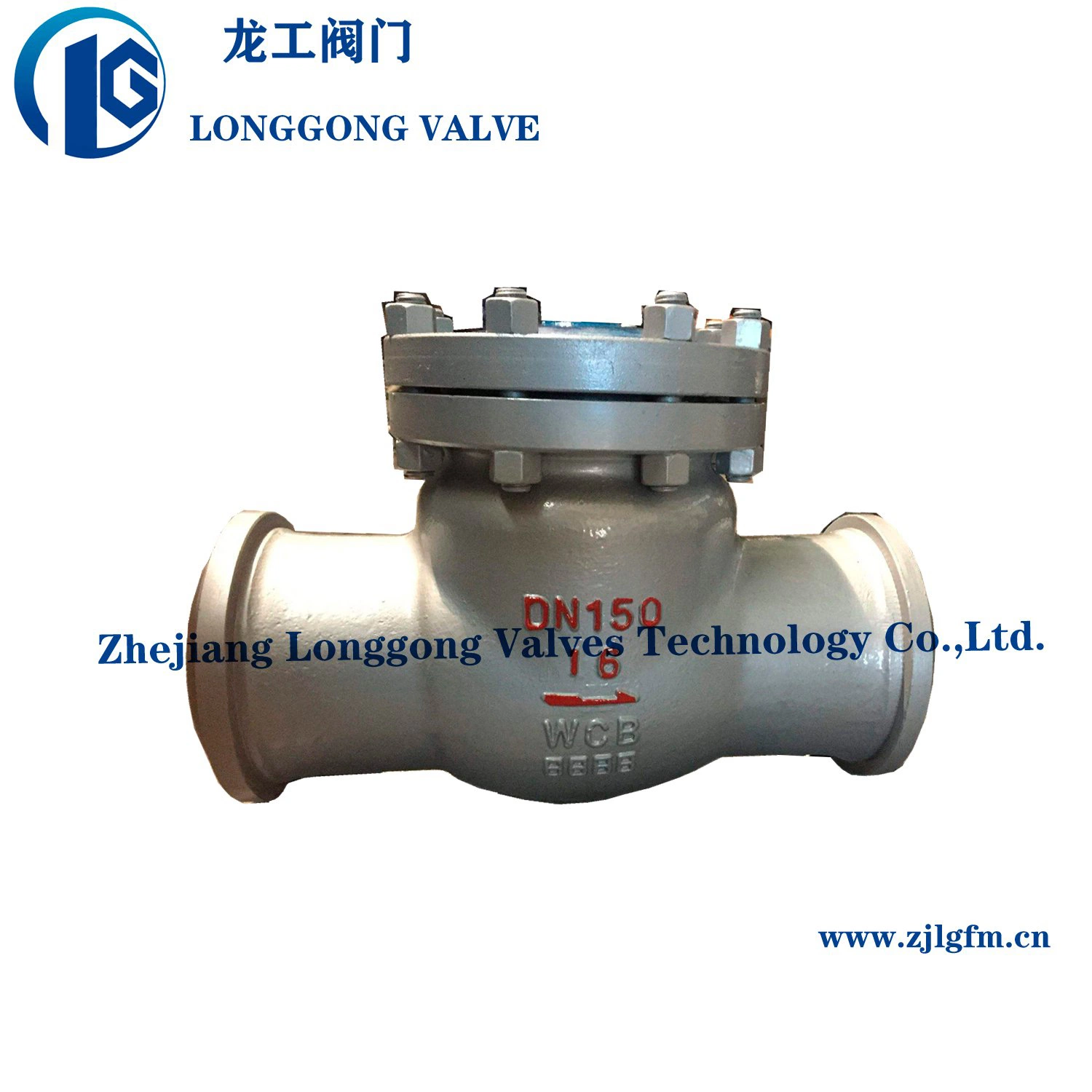 High quality/High cost performance  Pressure Seal Stainless Steel Butt Welded Non Return Swing Check Valve Wcb/CF8/CF8m/Wc6/Wcc