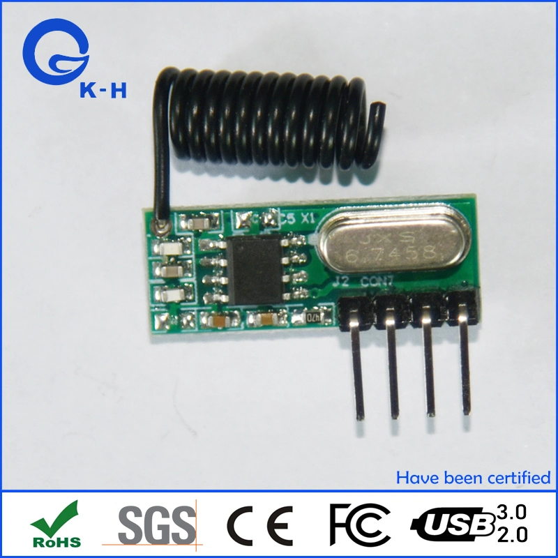 Kit de receptor e módulo transmissor sem fios RF 315Mhz 433 MHz sem fios Para Arduino