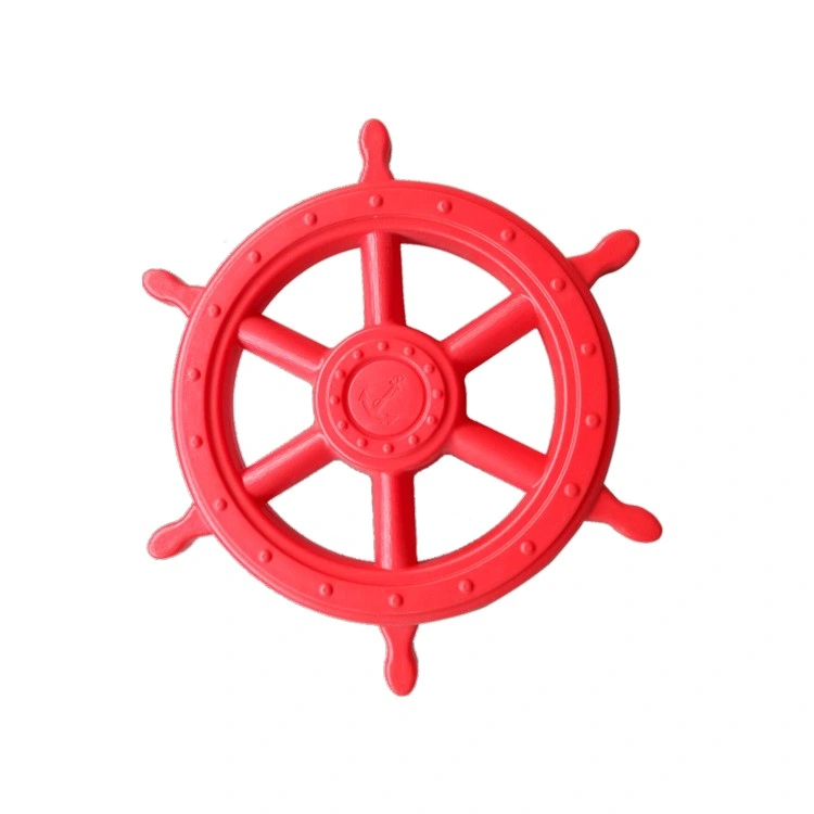 Bateau Pirate roue en plastique jouet pour accessoires de terrain de jeu