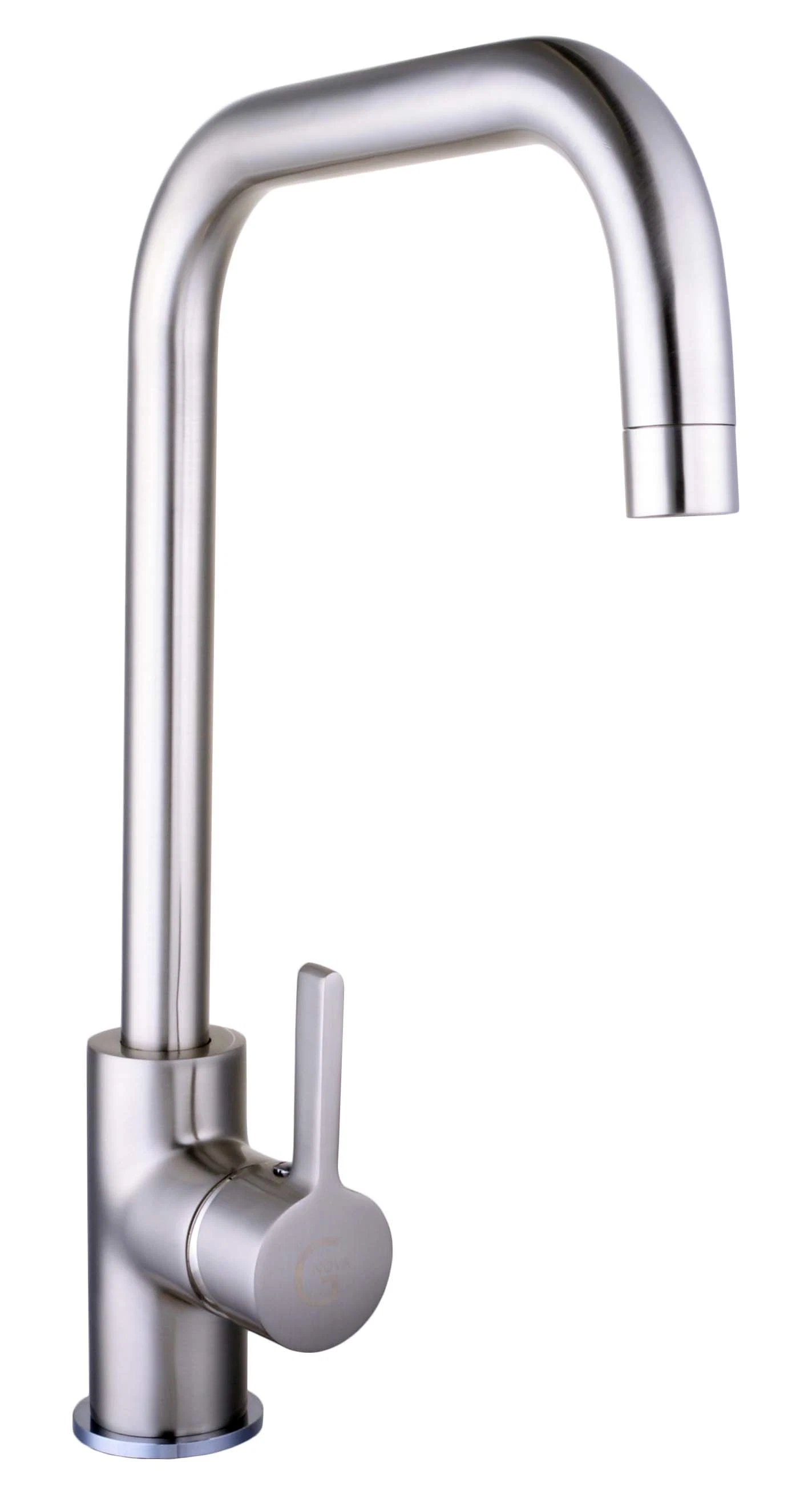 Single Handle Sink Brass Kitchen Faucet (H24-903TS-STST)