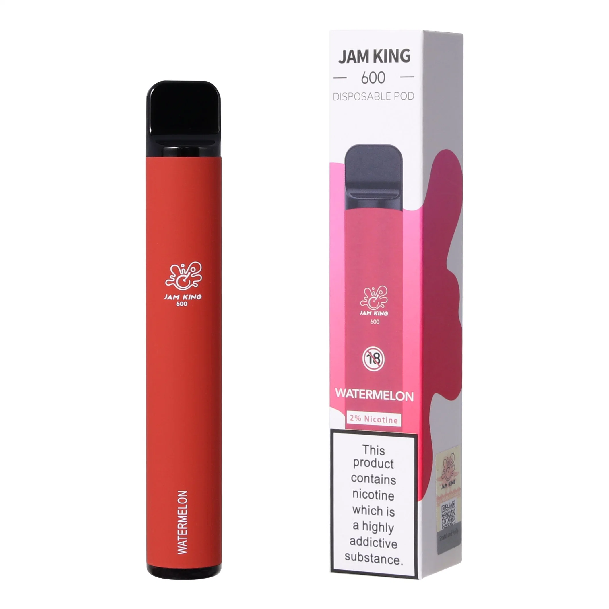 Puff 800 Pluma de Vapeo Desechable Original Sabores Jam King 600 2ml 2% 0% 550mAh