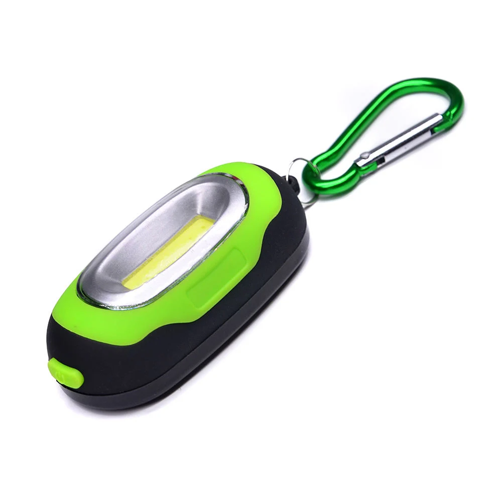 Hot Sell Souvenir Gifts Plastic COB LED Flashlight Torch Small Key Chain