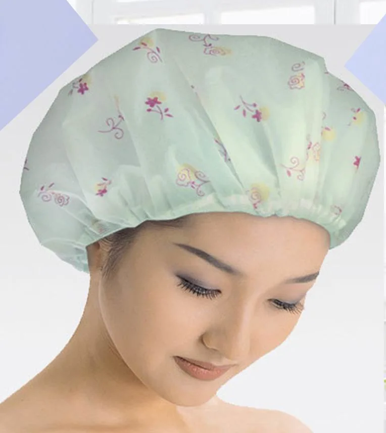 2020 OEM New Double-Layered Shower Cap