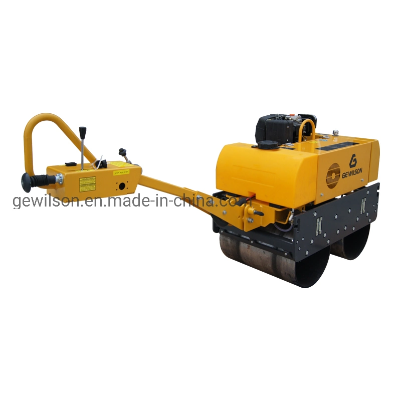 Double Drum Walk Behind Rode Vibratory Roller Construction Machinery