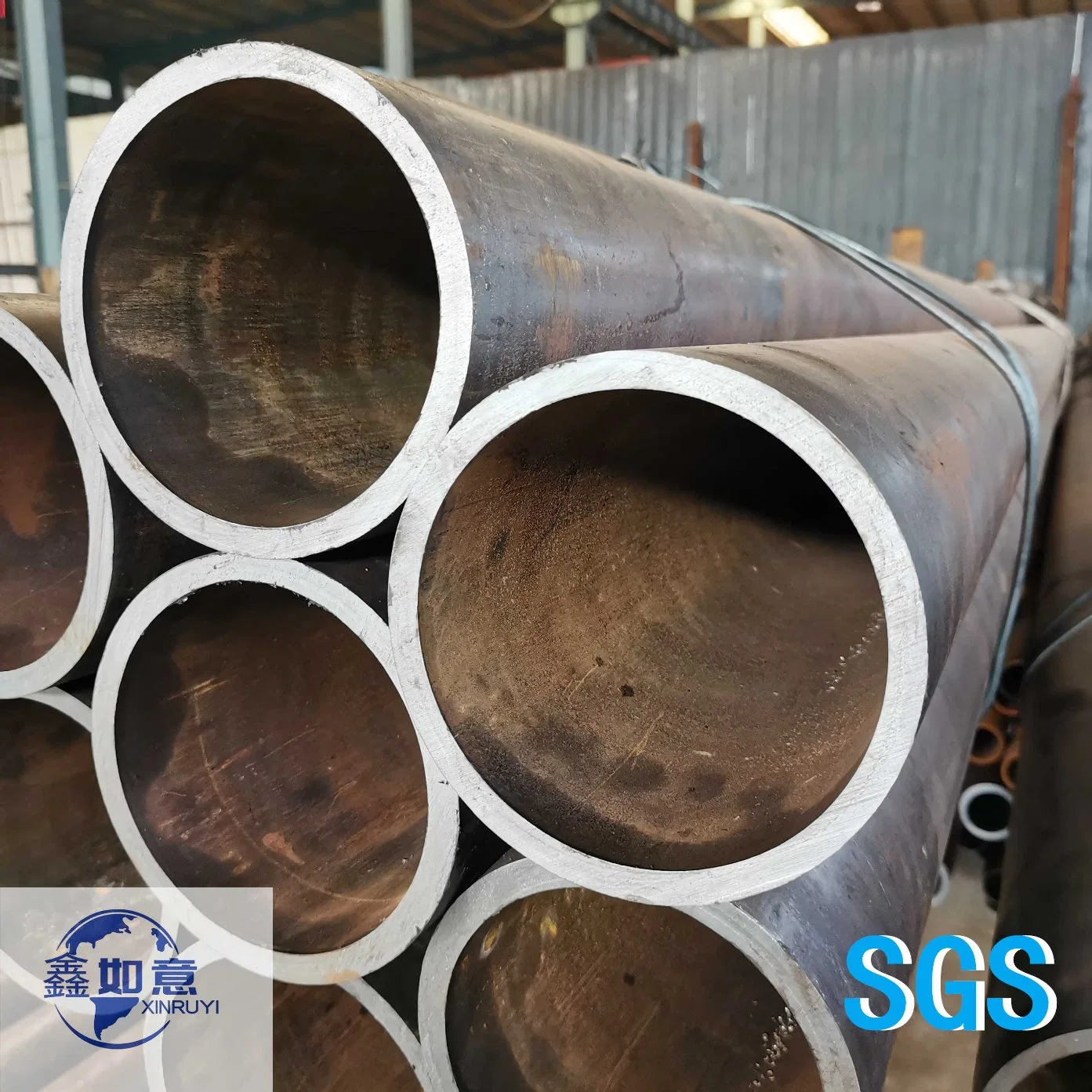 Hydraulic Cold Drawing with Inner Core Rod DIN 1629 St52 St37 St42 Round Square Rectangular Special Shape Hollow Sections Pickling Bks Seamless Steel Tube