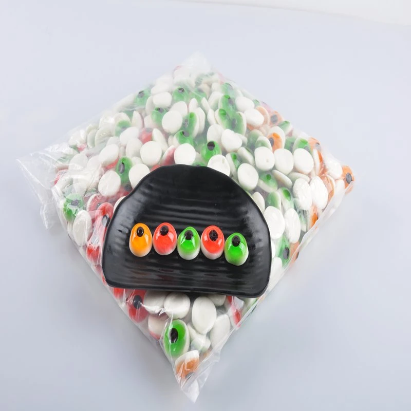 Fábrica de dulces caramelos gomosos Eye Ball decoración de Halloween Dulce de frutas dulces