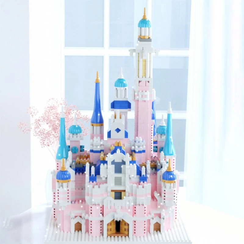 Princess Fantasy Educational Toy Diamond Small Particle Castle Building Blocks