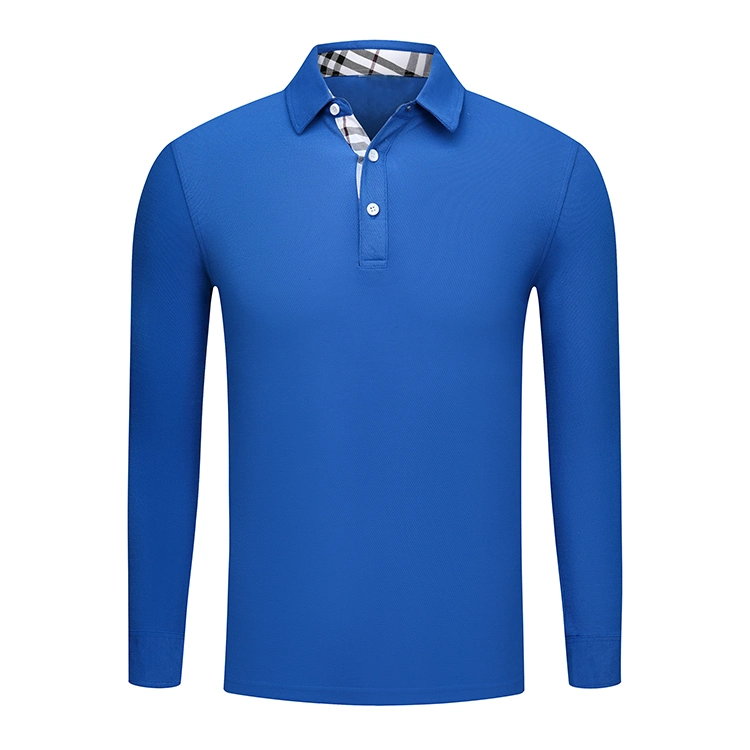 Fashion Long Sleeve Sport Polo Shirt for Men