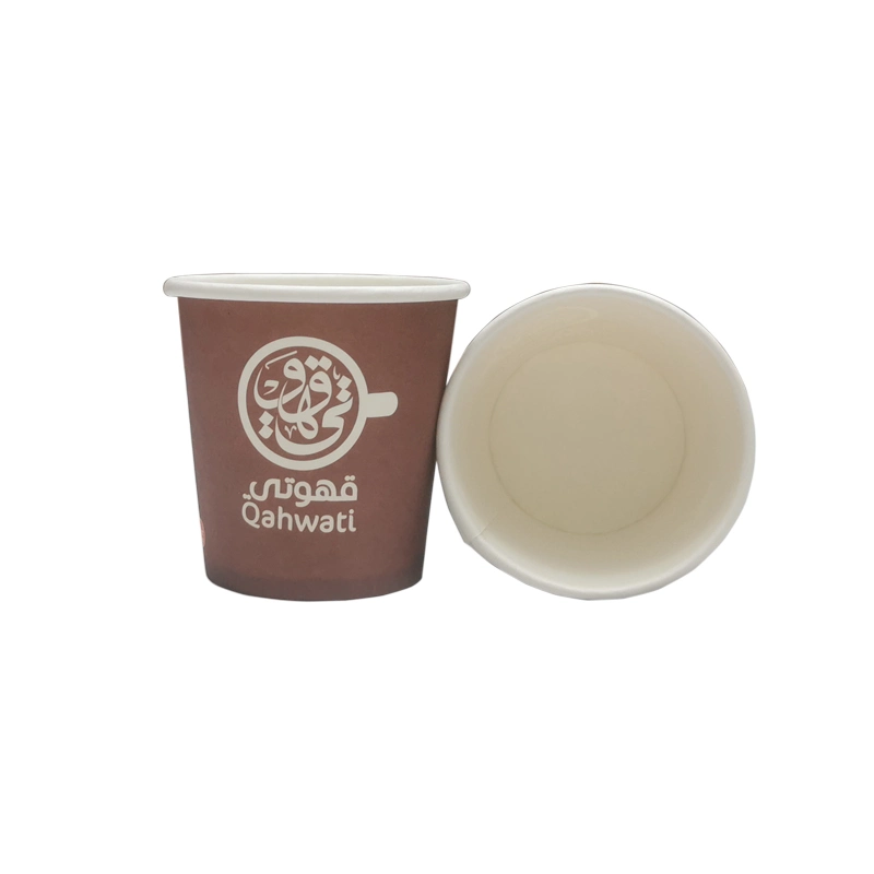 Felxo Druck Einweg-Tee-Cup 4oz kleine Volumen einmal Gebrauchte Tassen