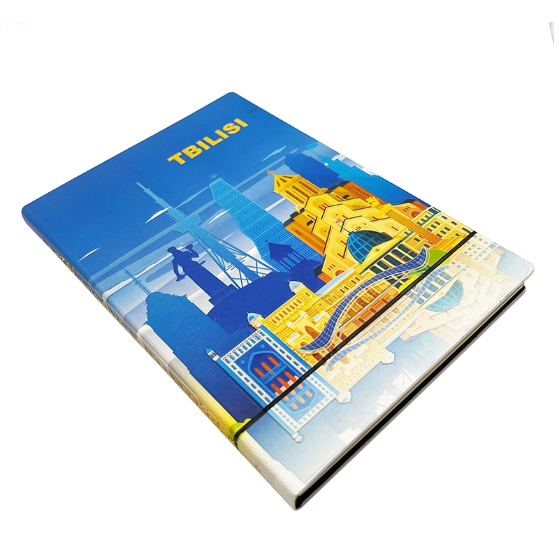 Custom Logo Tbilisi Cuaderno escolar personalizado materiales Full-Print cualquier tamaño Cuaderno de cuero PU