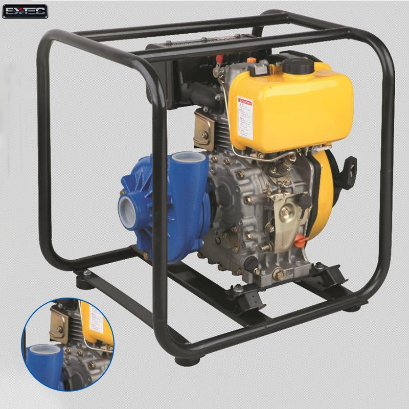 Extec Dtt40 5.5HP Easy Installation Air-Cooled Single-Cylinder Diesel Engine Cast Iron Water Pump