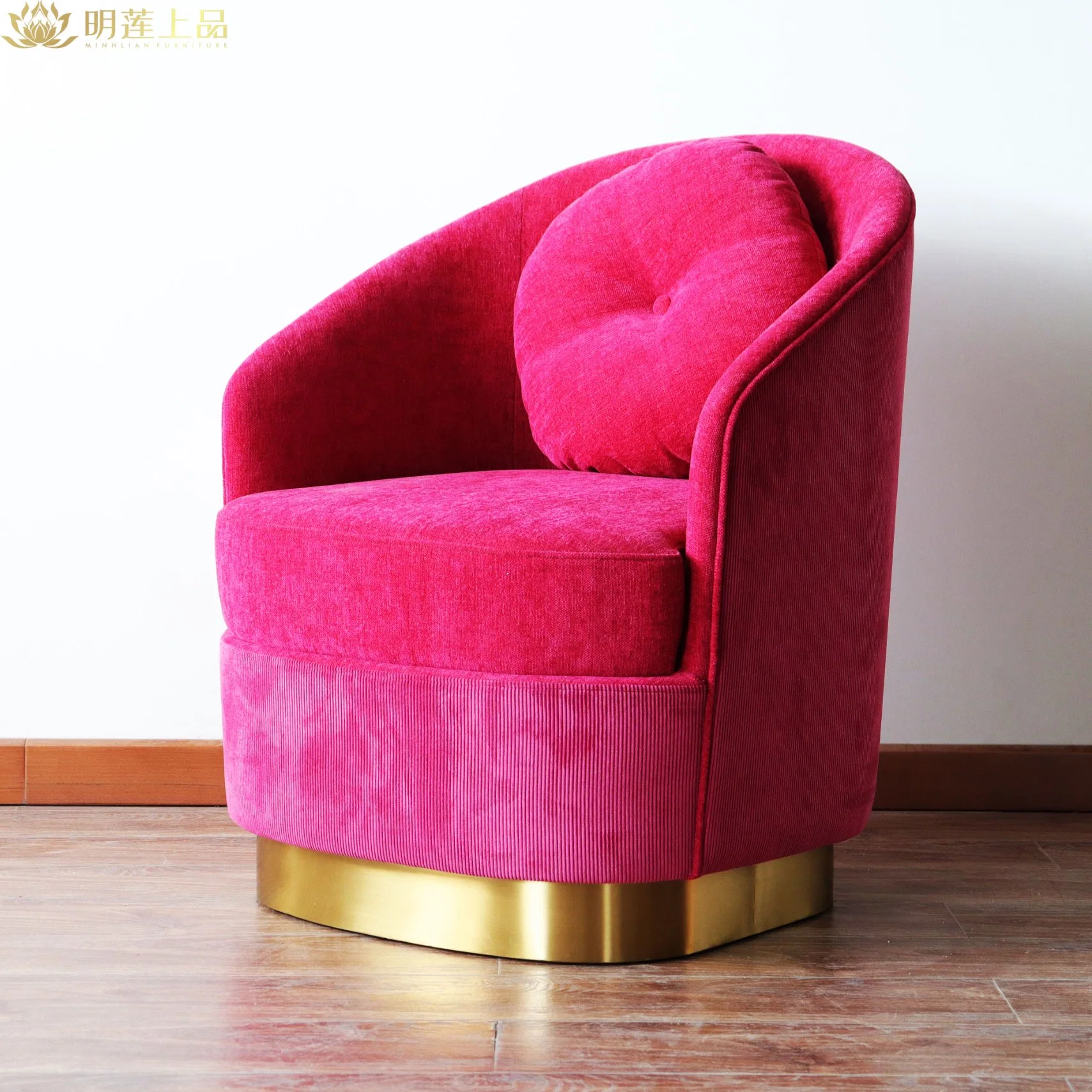 Современный дизайн ткань Одноместный диван кресло гостиная мебель дома Мебель Досуг Кафедра лаунж Кафедра номер отеля Софа Кафедра