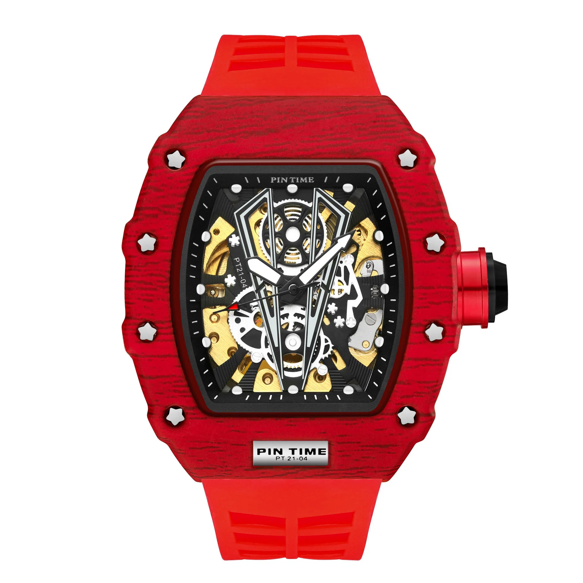 Reloj de pulsera de marca de lujo para hombres al por mayor, deportivo y elegante, automático y mecánico