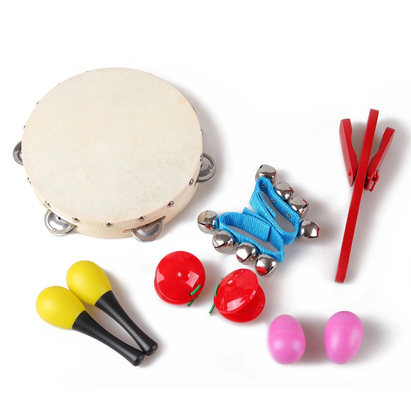 Wooden Musical Toy Instruments Sets for Kids
