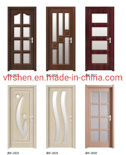 PVC HDF Waterproof Interior Door Cheap Goods From China B