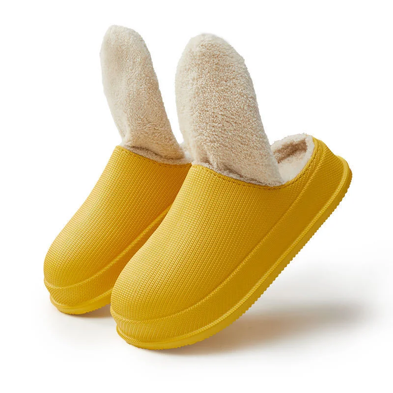 Men's and Women's Waterproof Thermal Cotton Slippers