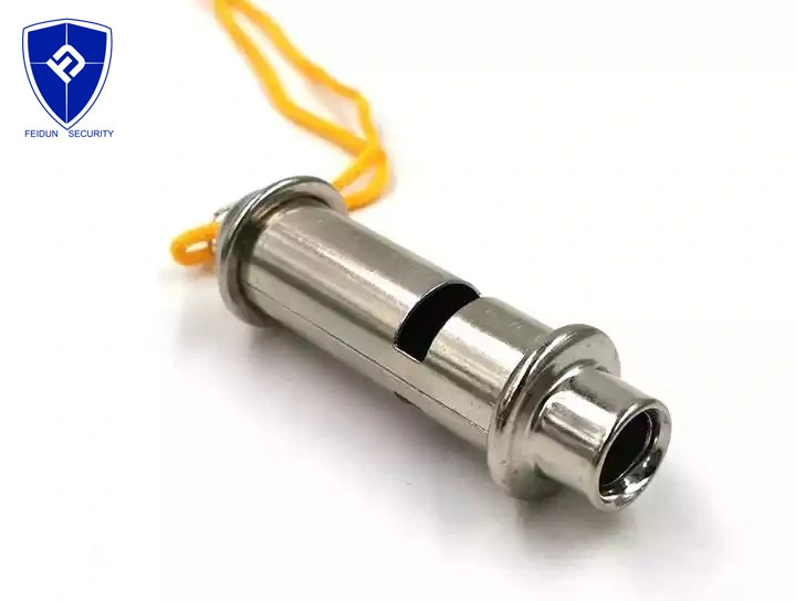 Outset Two-Tone Siren Outdoor Survival Brass Whistle