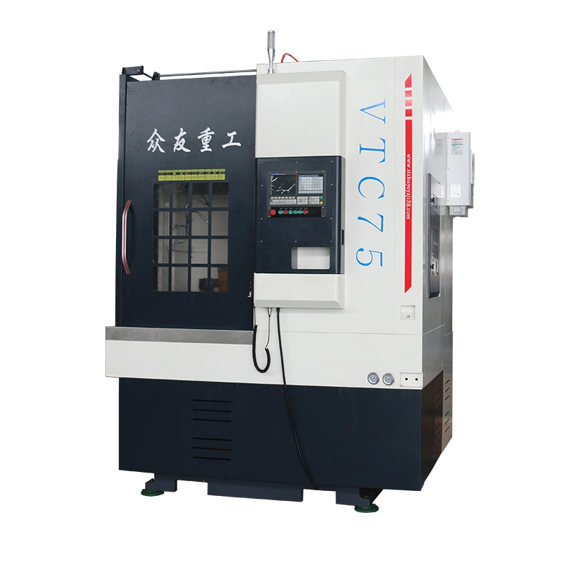 Electric Turret Lathe CNC Vertical Lathe with Powerful Cutting Performance