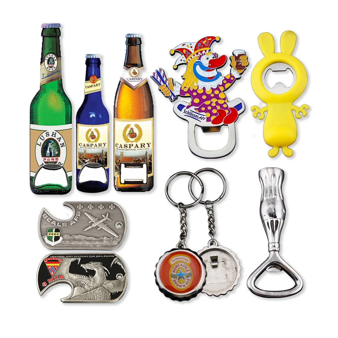 Popular Bottle Opener Keyring/Metal Bottle Opener Keychain