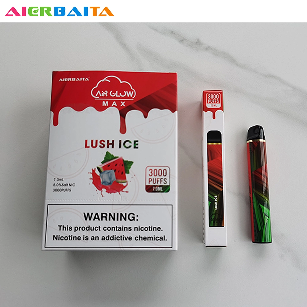 The Highest Quality Disposable/Chargeable Pen 3000puffs Electronic Cigarette Air Gow Max Disposable/Chargeable Vape Disposable/Chargeable Electronic Cigarette