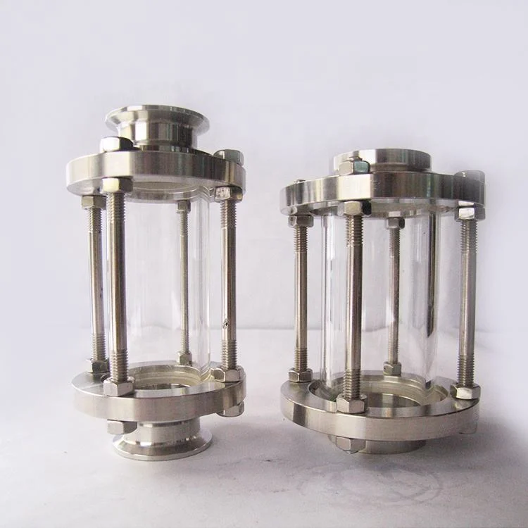 DN125 Stainless Steel SS304 Hygienic Union Type Sight Glass