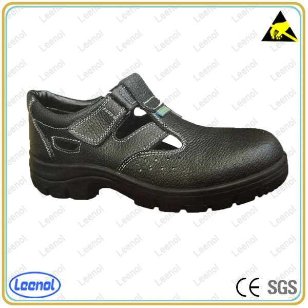 Antistatic Leather ESD Steel Toe Safety Shoes for Clean Room