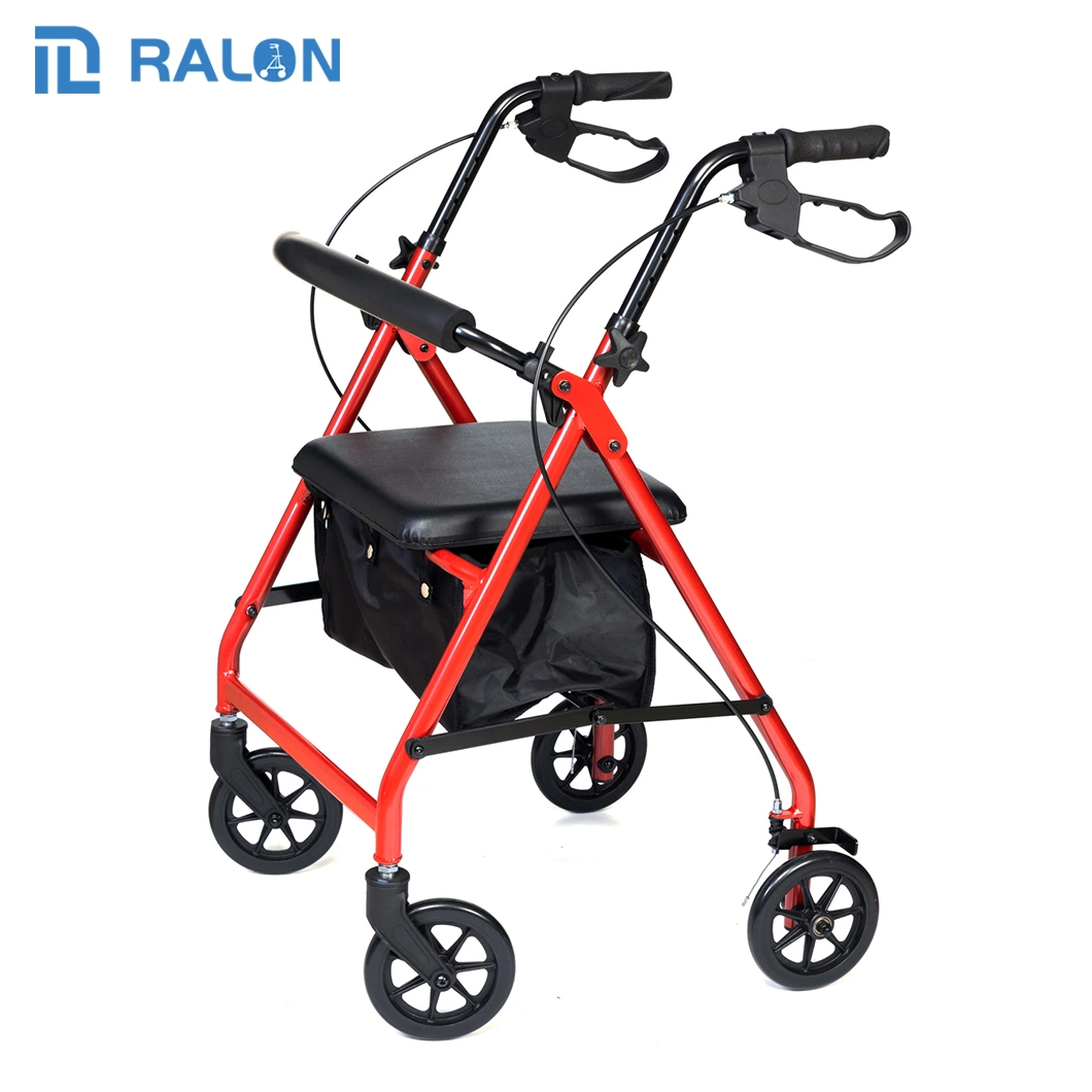 Manual Carts Lightweight Walking Aluminum Folding Disabled Walkers