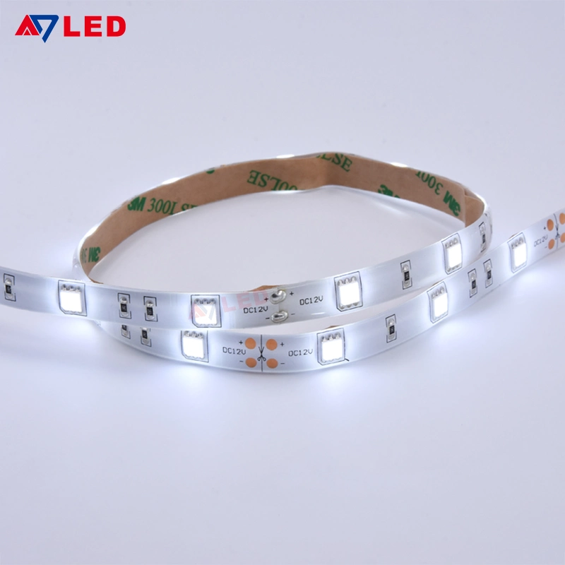 Indoor Decoration Long Life 5050 30LEDs Per Meter DC12V 7.2W/M IP20 Bright LED Strip Lighting