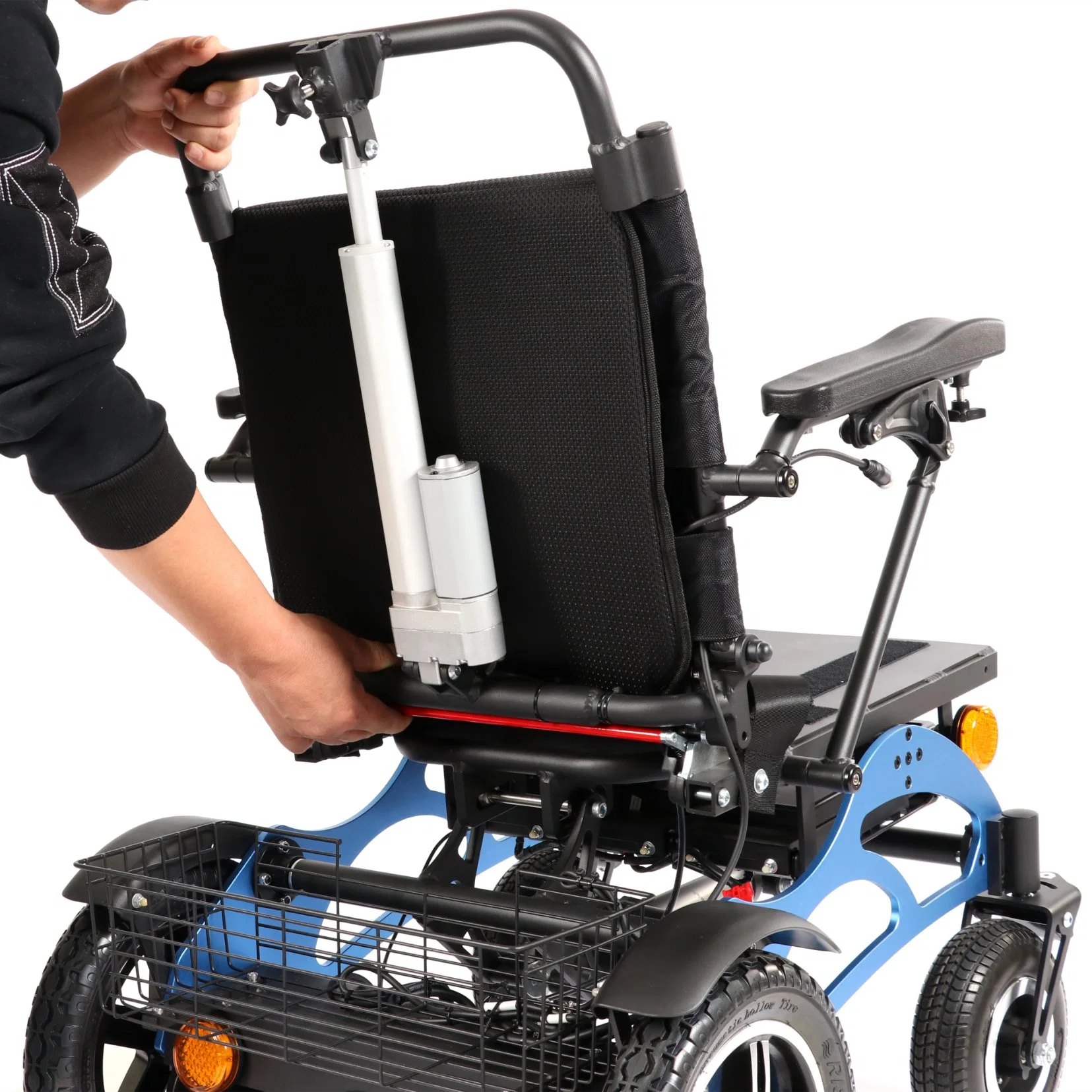 Medical Compact Tilt-in-Sapce Electric Wheelchair Transport Mobility Motorised Disability Scooters