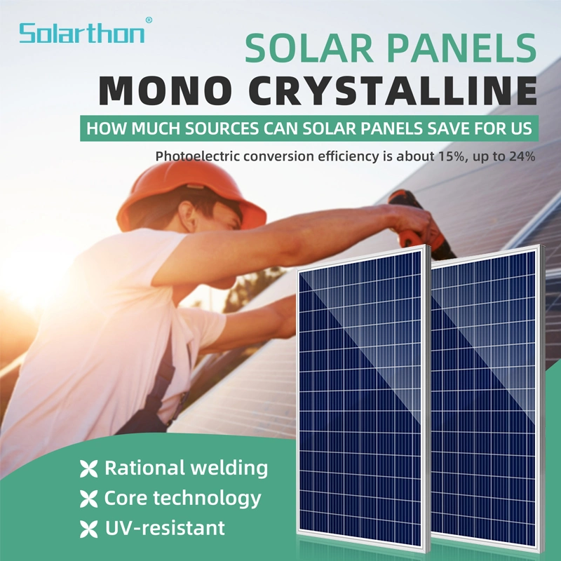 Solarthon Best Wholesale/Supplier 360W 450W 670W My Solar Monocrystalline Mono Photovoltaic PV Solar Panels Price for Solar Renewable Energy Power System