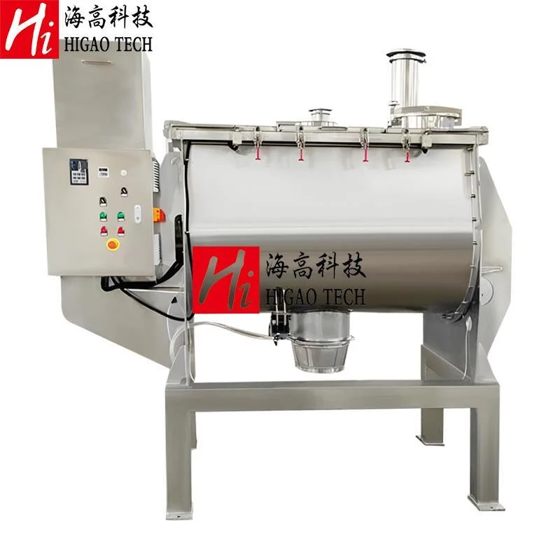 Heating/Cooling Jacket High Speed Powder Ribbon Mixer for Chemical Industry