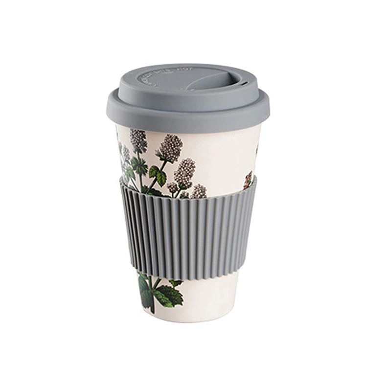 Non Slip Bamboo Reusable Travel Cup for Outdoor Portable Mug Tea Coffee Cup Coffee Tea Water Juice Mug