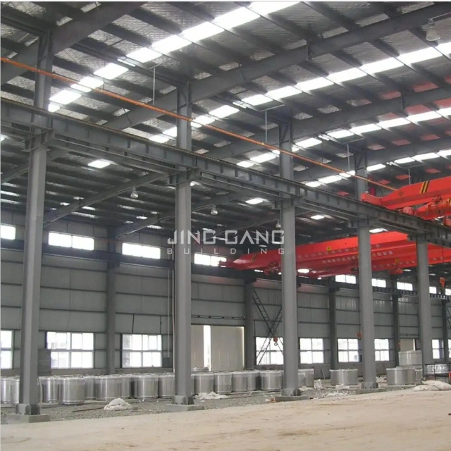 Steel Structure Prefab Industrial Building Light Prefabricated Metal Construction Project for Warehouse Workshop