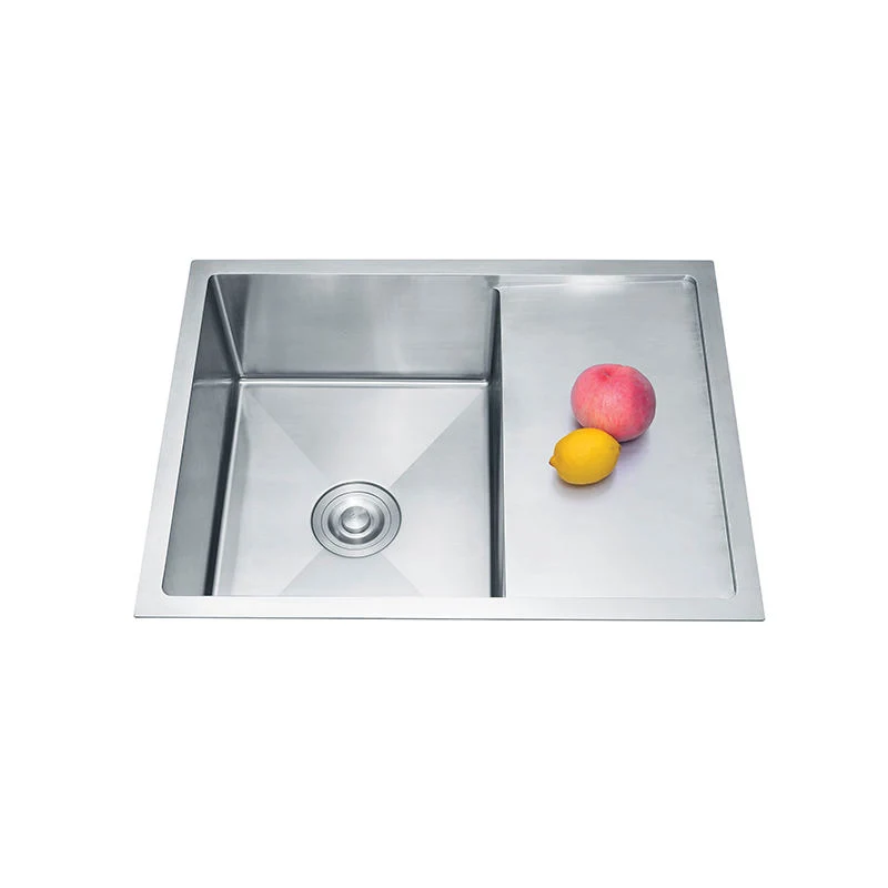 Modern Customized Size Free Standing Stainless Steel Kitchen Sink Table with Drain Board