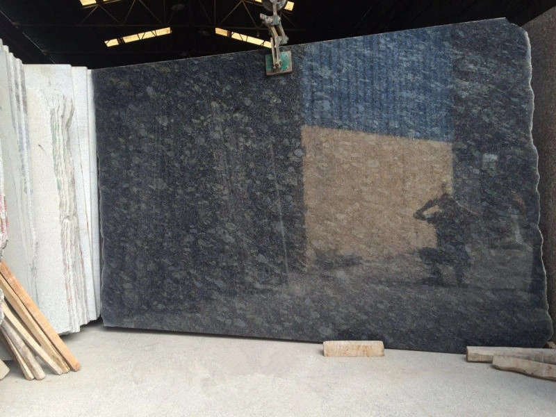 Natural Stone black/white/grey polished/honed/flamed/Brushed/Sawn Butterfly Blue Granite Slabs for interiors/ exterior/outdoor floor/wall