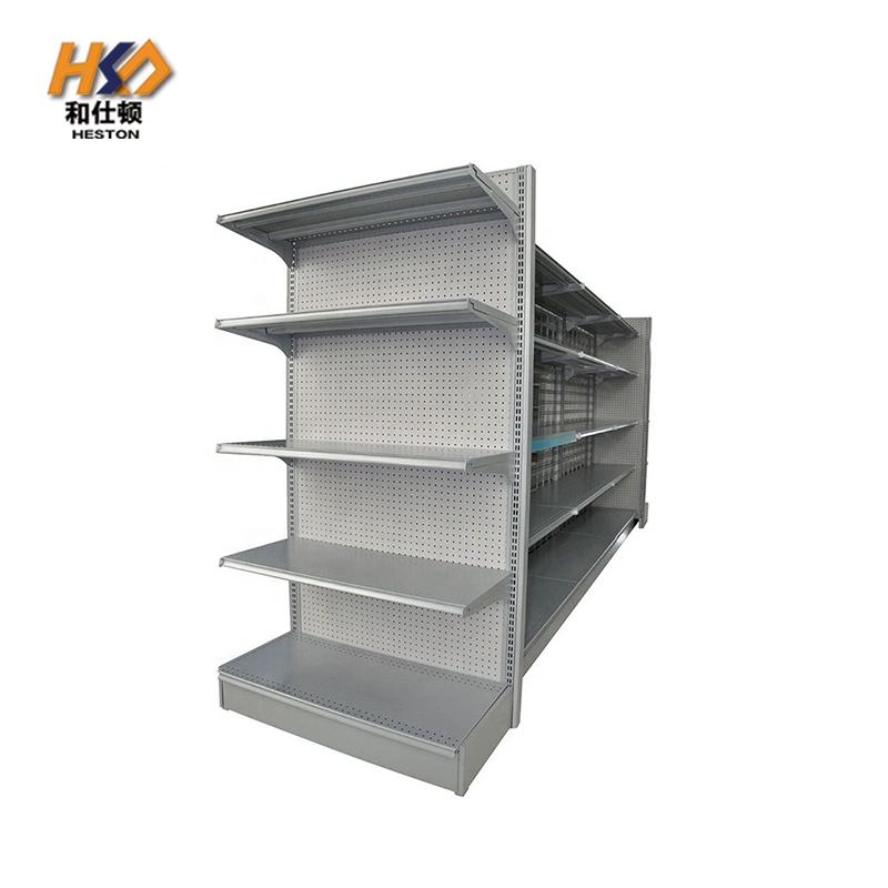 Cheap Stainless Steel Exhibition Display Shelf Supermarket Gondola