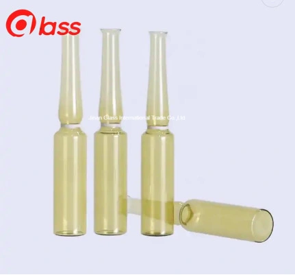 Ampollas de vidrio ámbar de 10 ml viales de farmacia