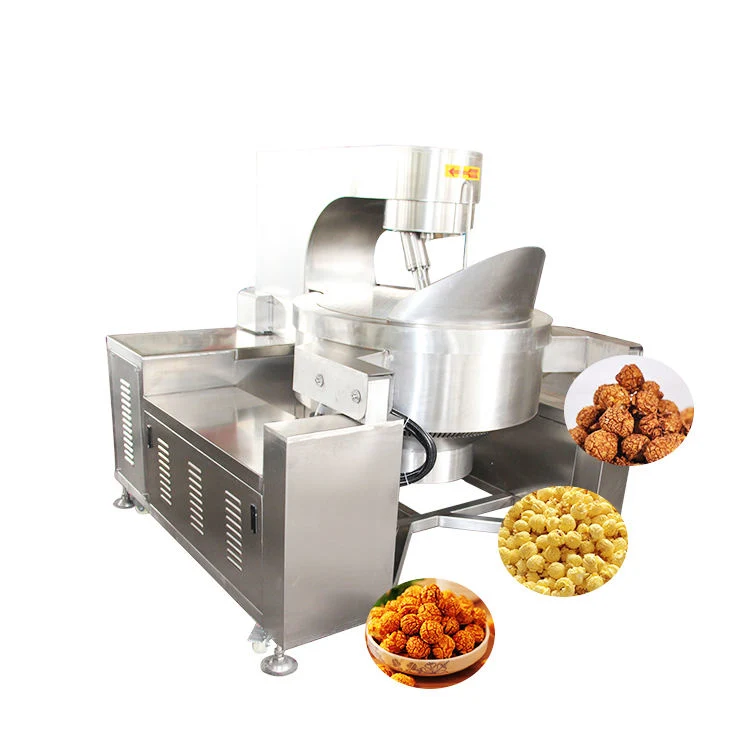 100L Stainless Steel Popcorn Making Machine Automatic Commecial Popcorn Machine