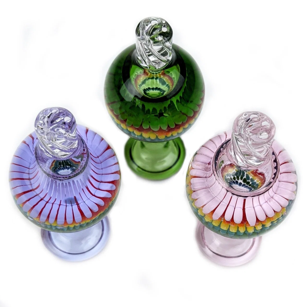 26mm Color Implosion Cyclone Bubble Carb Cap Rolling Paper Smoking Accessories Ashtray